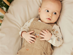 Name It weathered teak teddy overalls